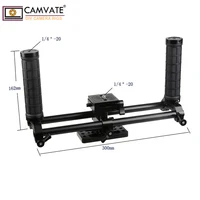 camvate dslr CAMVATE פעמי מוט מערכת קייג קיט מצלמת DSLR מחזיק אוניברסלי השתמש C1916 (3)