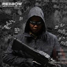 Мужская тактическая камуфляжная охотничья куртка с питоновым зерном, мужская спортивная устойчивая к царапинам Пейнтбольная осенне-зимняя куртка для стрельбы