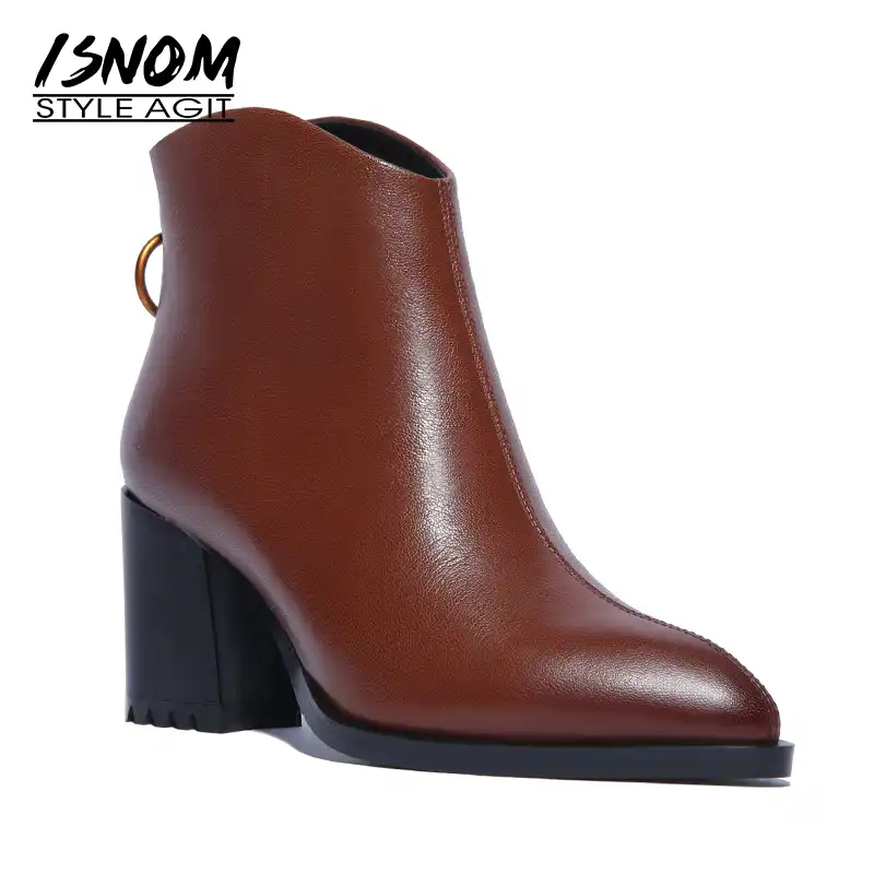rubber high heel boots