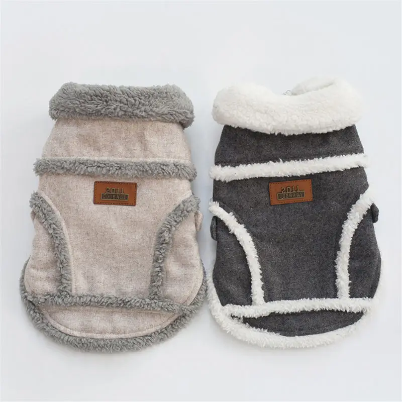 

Pet Dog Coat Winter Warm Small Dog Clothes For Chihuahua Soft Puppy Jacket Clothing for Chihuahua Small Large Dogs