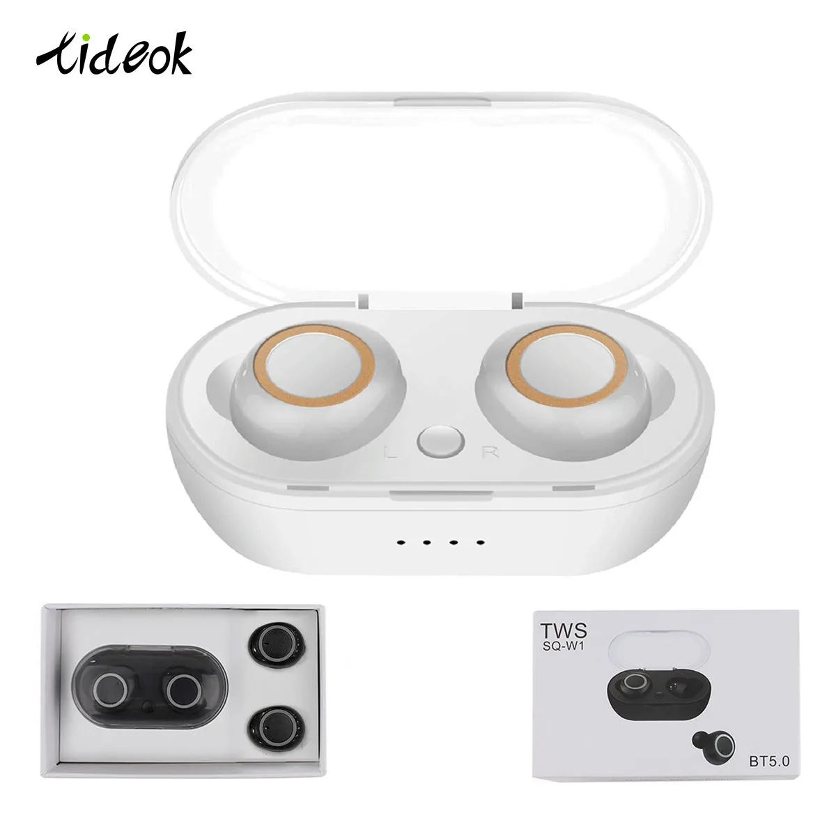 

Open-Top Wireless Bluetooth Running Fitness Headset 3D Stereo With Headset Box Unisex Small Mini Bluetooth Connection Quickly