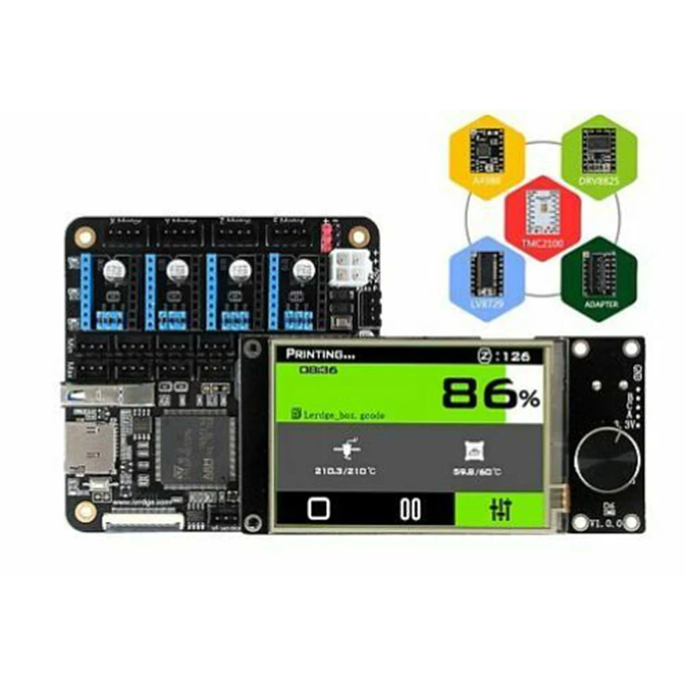 

DIY Stable Performance Touching Screen ARM 32Bit Replacement Motherboard Kit Durable 3D Printer Useful Parts Controller Board