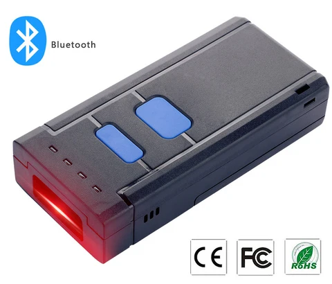 Bolso sem Fio Leitor de Código de Barras Scanner de Código de Barras Bluetooth para Andriod Bluetooth Mini – Ios Telefone Móvel 4.0 1d Pos