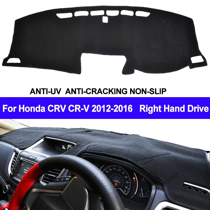 Автомобильный нескользящий коврик TAIJS RHD для приборной панели Honda CRV CR V 2012 2013 2014 2015