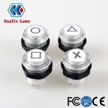 

30mm LED Push Button Built-in Switch 5V Illuminated Lights Buttons for Arcade Joystick PS2 PS3 Xbox 360 Mame Jamma Raspberry pi