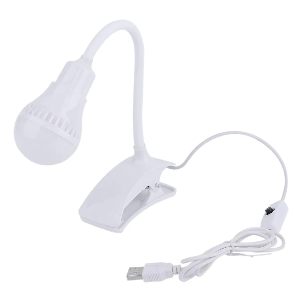 

Modern LED clip lamp super bright led desk USB rechargeable table reading student bendable 360 degree Flexible Hose LED