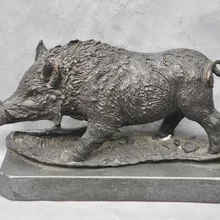 Bi002050 10 Бронзовый Животных Кабан Свинья Зверь Искусство Скульптура Статуя