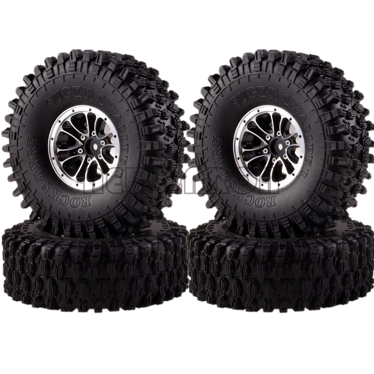 Новые ENRON 4P металлические колесные диски Beadlock 120 мм супер шины Swamper RC 1/10 Rock Crawler TRX-4