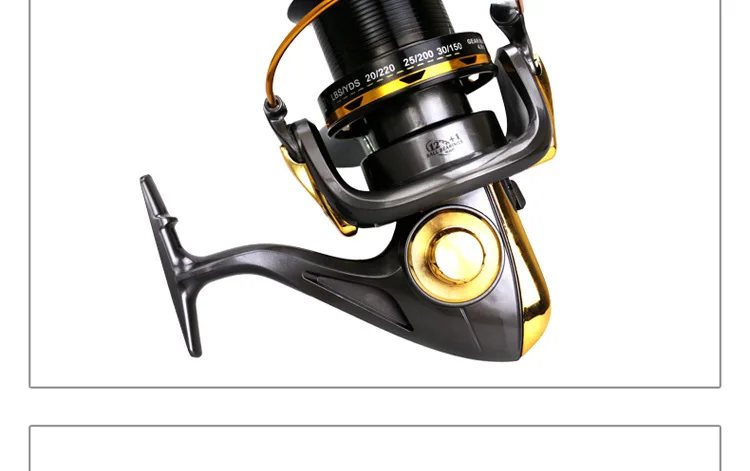 Novo arrivel distância jogando carretel de pesca