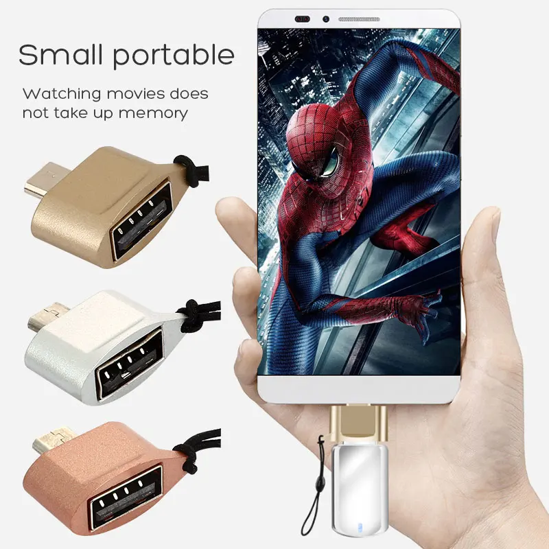 OTG Micro USB к 2 0 адаптер для передачи данных смартфона мини синхронизации U диск с