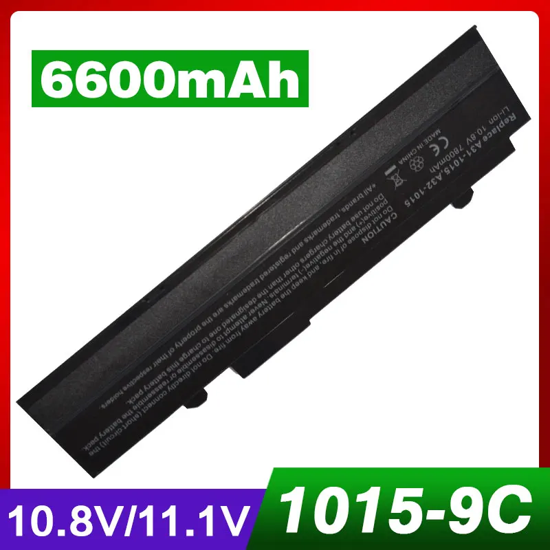 10.8 В/11.1 В 6600 мАч батарея для ноутбука a32-1015 ASUS a31-1015 AL31-1015 PL32-1015 Eee PC 1011 1015 1016 P 1215 R011 R051