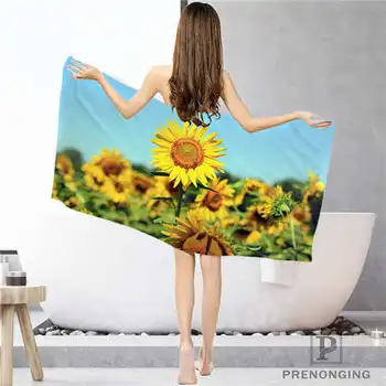 

Custom sunflower_yellow (1) Bathroom Washcloth Towels Face Towel/Bath Towel Shower Towels Size 33x74cm/72x143cm#18-12-16-01-5