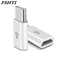 USB адаптер USB C к Micro USB конвертер Кабель type C адаптер USB 3,1 для Macbook samsung s8 huawei p10 p9 OTG адаптер