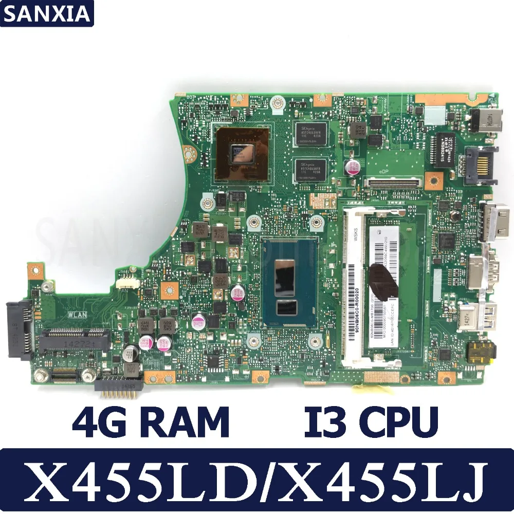 KEFU X455LD X455LJ Laptop motherboard for ASUS X455LD J X455L X455 Y483L W419L W409L F455 Test