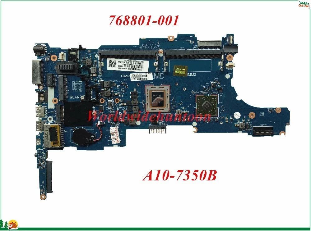 pc motherboard cheap Wholesale MB 768801-001 For HP Elitebook 745 G2 Laptop Motherboard A10-7350B Integrated DDR3 100% Tested&Testing Video Support latest motherboard for pc