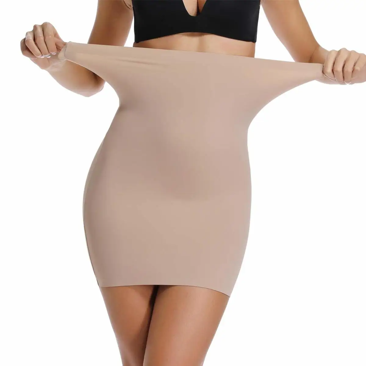 Joyshaper Body Shaper Бесшовные платье-комбинация трусики для под платья женские животик Управление моделирующее белье не катятся