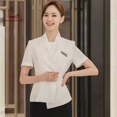  Spring and summer professional women's suits Korean medical beauty salon guide front desk manager w