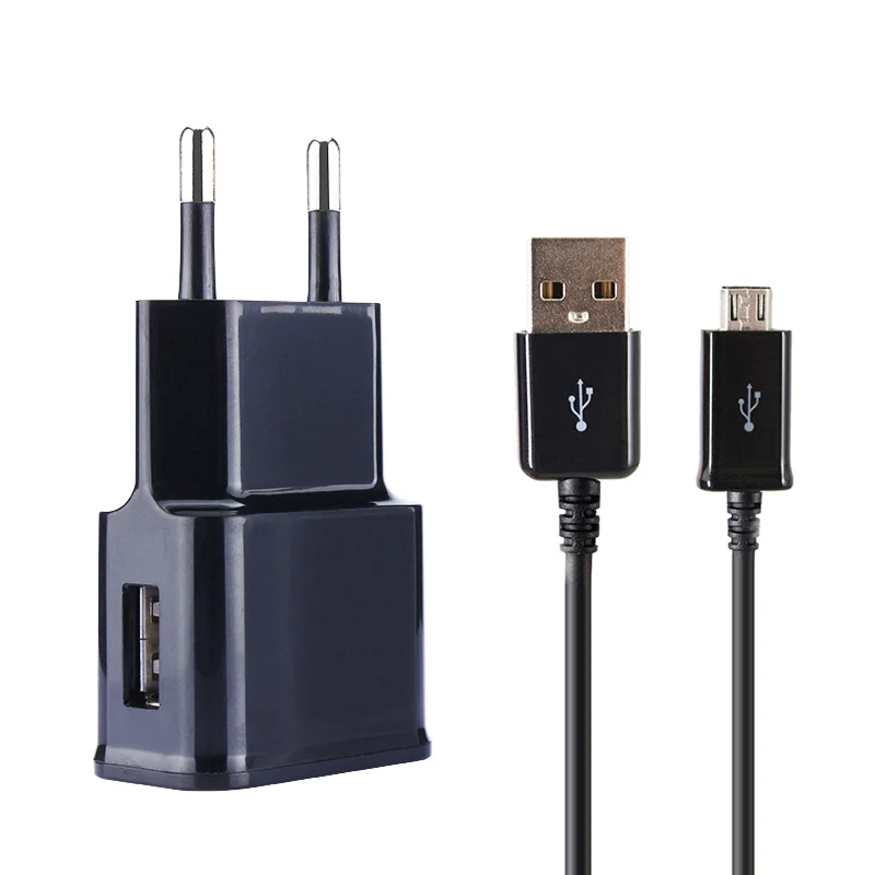 Универсальный Адаптер Питания ЕС S6 S7 Край Зарядное Устройство Micro USB Кабель