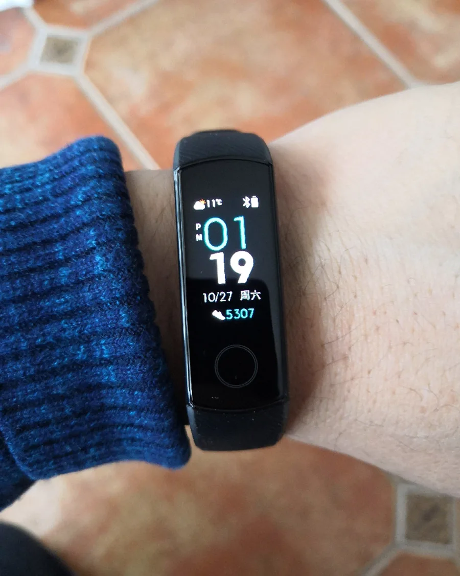 Умный Браслет huawei Honor Band 4, браслет для плавания, 5 АТМ, 0,95 дюймов, OLED экран, тачпад, монитор сердечного ритма, сообщение