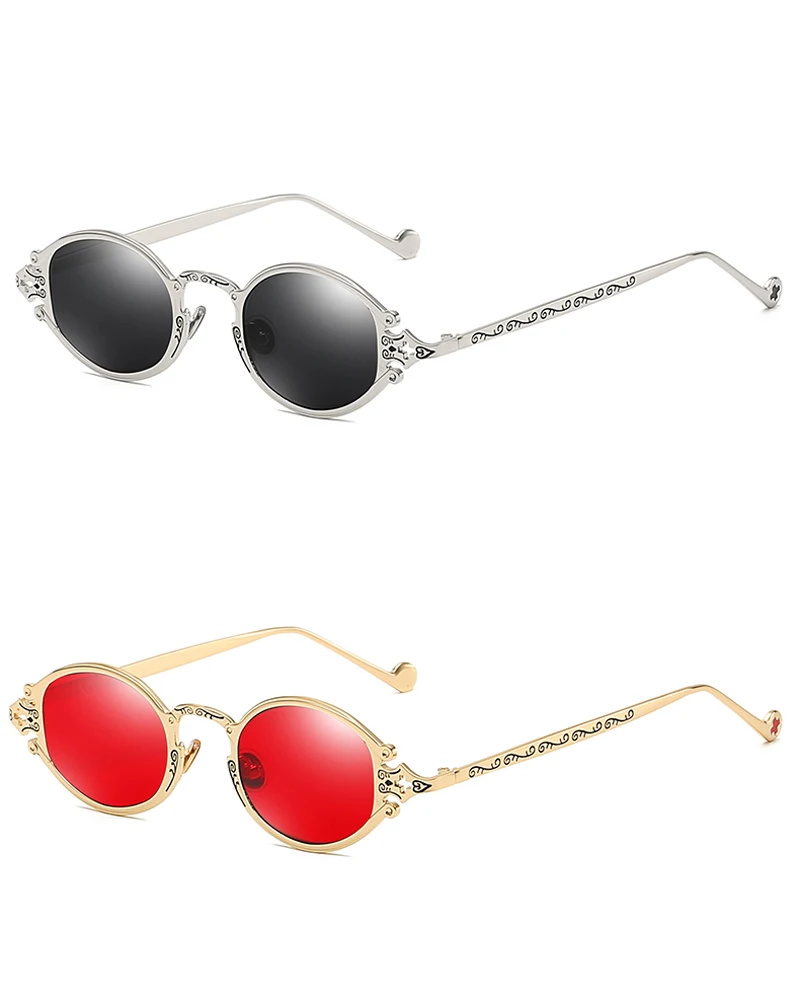 Retro Oval Sunglasses detail (9)