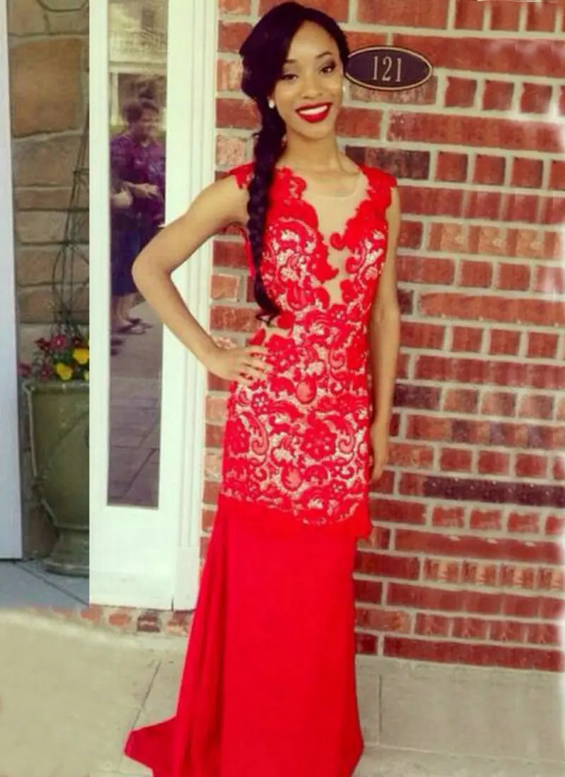 

vestido largo fiesta noche Sexy Open Back Cap Sleeve Party Dress Royal Blue Black Red Evening Dresses Lace Chiffon