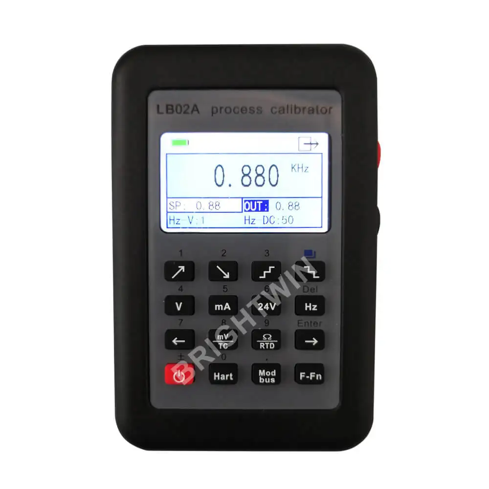 

Precision NEW LB02A Process Calibrator Color LCD with Frequency RTD PT100 Thermocouple mV 0-10V 4-20mA Signal Generator Function