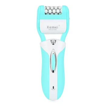 

Kemei KM-6198B 3 in 1 Epilator Shaver Dead Skin Callus Remover Rechargeable Women