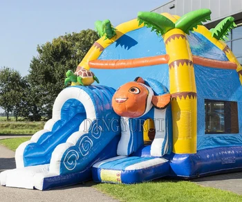 Best Customized Inflatable Bouncer House Inflatable Castles Inflatable Slide With Slide And Free Blower