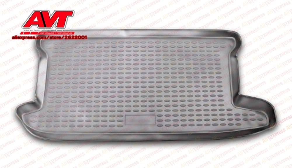 

Trunk mats for Toyota Vitz 2010-2016 hatchback 1 pcs rubber rugs non slip rubber interior car styling accessories