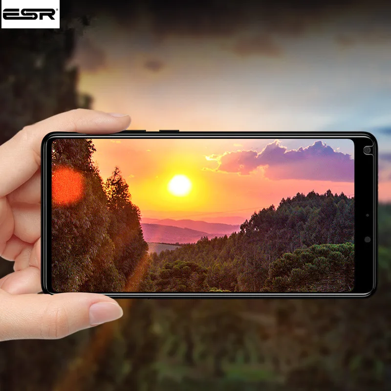

ESR Xiaomi Mi Mix 2s Glass Tempered Screen Protector for xiaomi mi mix2 s 3D 9H Anti blu-ray Screen Glass Film mix 2 glass