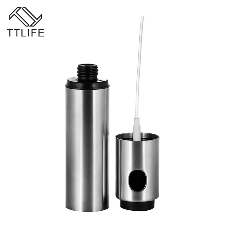 Stainless Steel Oil Sprayer kitchen accessories Olive Pump Spray Bottle Oil Sprayer Pot Cooking Tool Sets kitchen gadgets