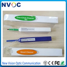 2 шт./лот, эффективный наконечник 1,25 мм MU/LC разъемы Ручка стиль Очиститель оптического волокна 800+ Очистка+ 2,5 мм волоконно-оптический очиститель ручка