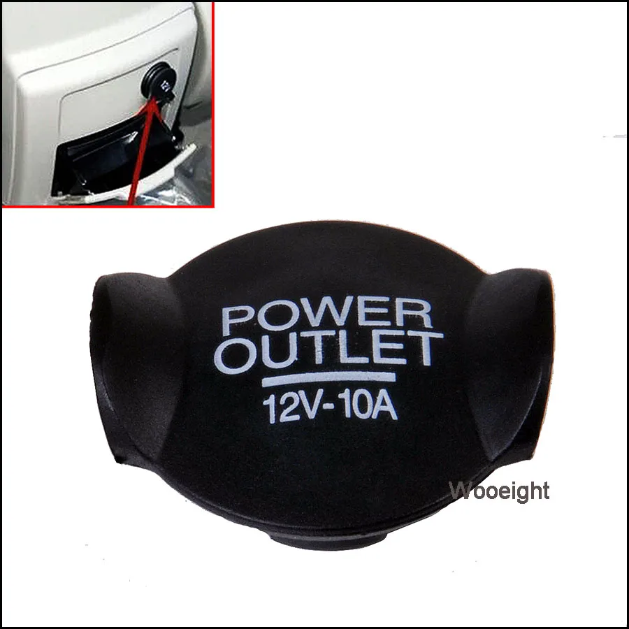 1073223 New Black Plastic Car 12V Diameter 21mm Socket Cigarette Lighter Outlet Cover  Fit For Ford Focus Fiesta Mondeo