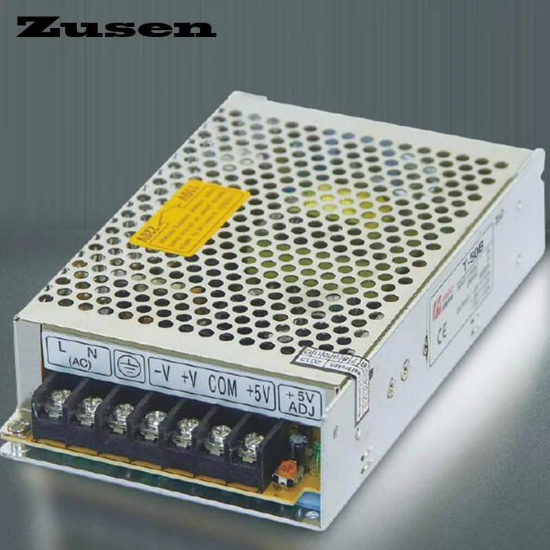 

Zusen T-50-D Ttriple Switch Power supply output 50w 110V/220VAC to 5~24VDC