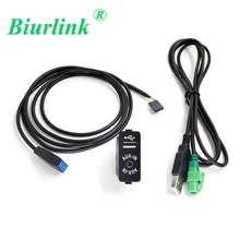 Biurlink Aftermarket аксессуары замена стерео AUX в USB разъем CD Changer жгут провода кабель адаптер для BMW E46