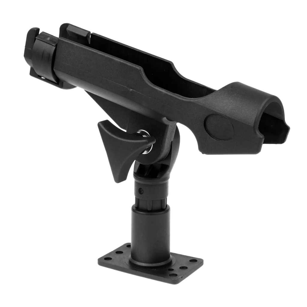 Kayak Boat Spinning Fishing Rod Holder Side/Rail/Flush Mount Pole Rest Rack