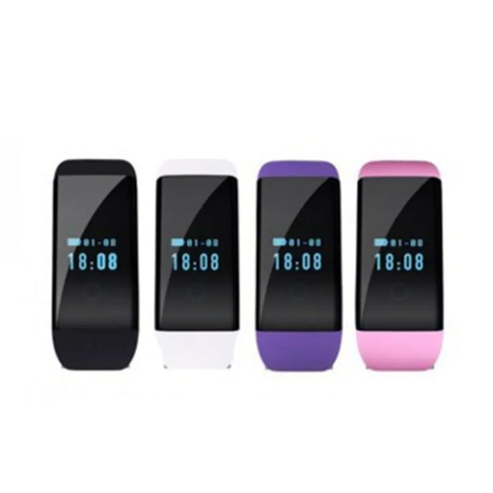 

D21 Smart Wristband Fitness Bracelet Touch Screen OLED Message Heart Rate Time Smartband For IOS Android Smart Watches