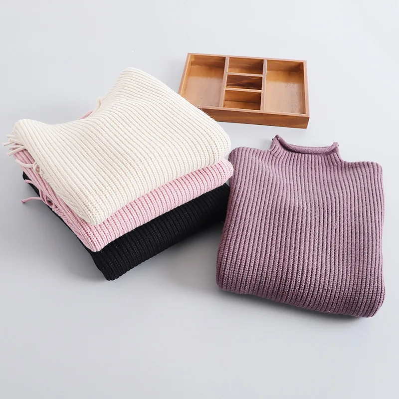 Новые модные свитера для девочек, Длинные Стильные Детские свитера, свитер для детей 4-10 лет, C2010