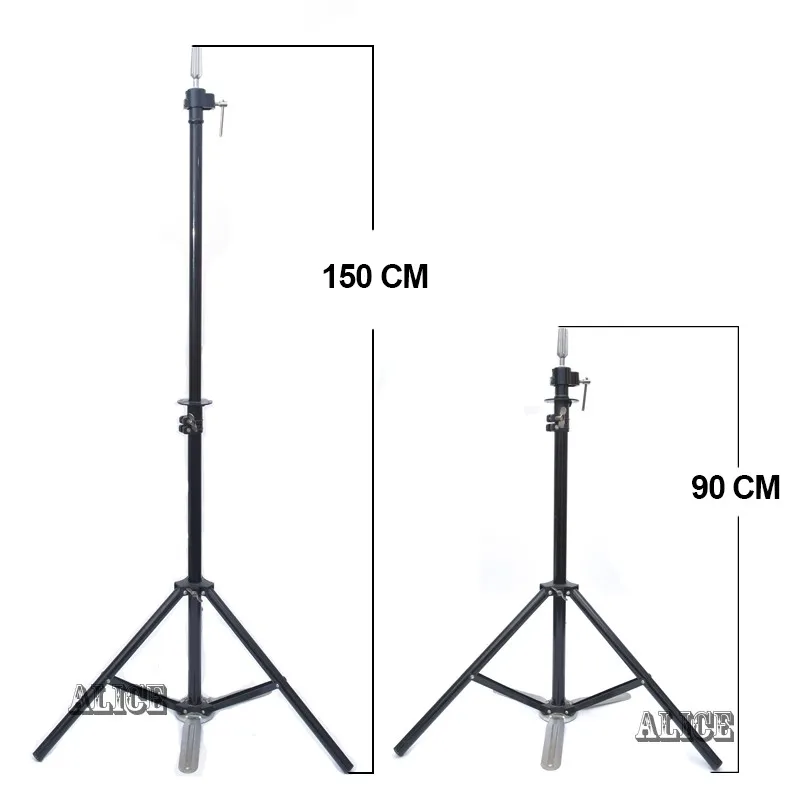 Стальной манекен тренога для парикмахерской регулируемый штатив подставка для парика Парикмахерская тренировочная головка зажим держатель