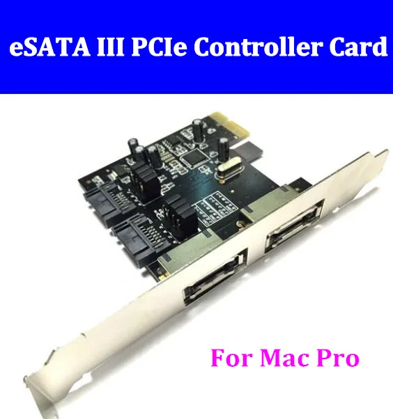 Новый контроллер с 2 портами eSATA III PCIe для Apple Mac Pro 1 1-5 2006-2012 | Компьютеры и офис