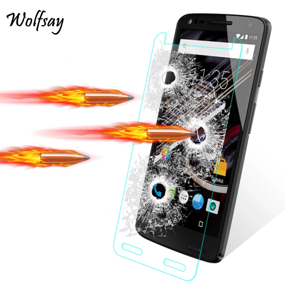 2 шт. для Стекло Moto X Force Экран протектор Закаленное СПС Motorola XT1580 телефон фильм |