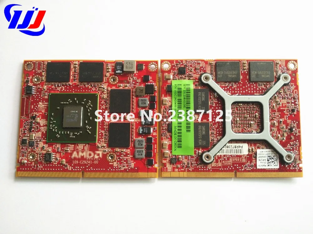 670940-001 HD6770M HD 6770 м M5950 216-0810001 DDR5 1 ГБ MXM VGA видео карты для D e L M4600 M5950 6700 м