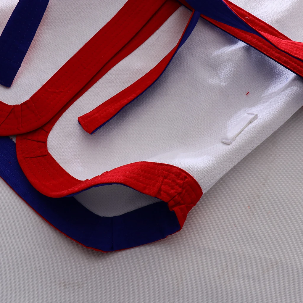 Chinese Wrestling Uniform Cotton Suit Top Clothes Pants Costume Sportswear for Taichi Judo Jitsu Taekwondo Competition Training