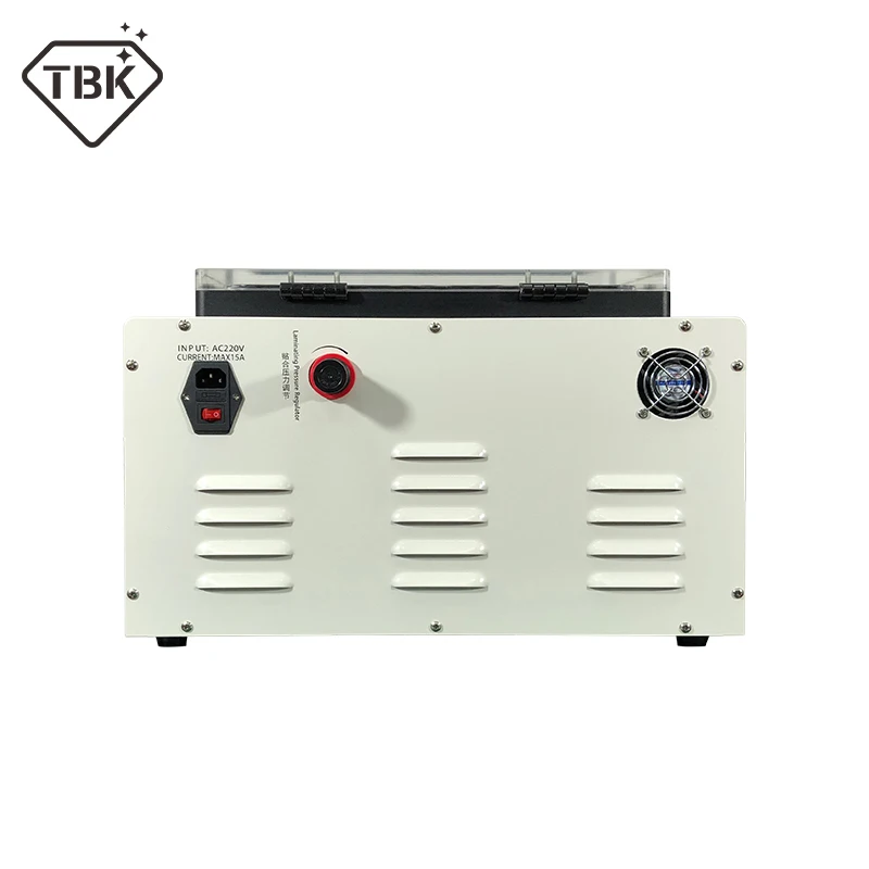 Новейший TBK-408A 15 дюймов мобильный телефон lcd ламинатор машина с прозрачной крышкой и Автоклавный пузырь для удаления