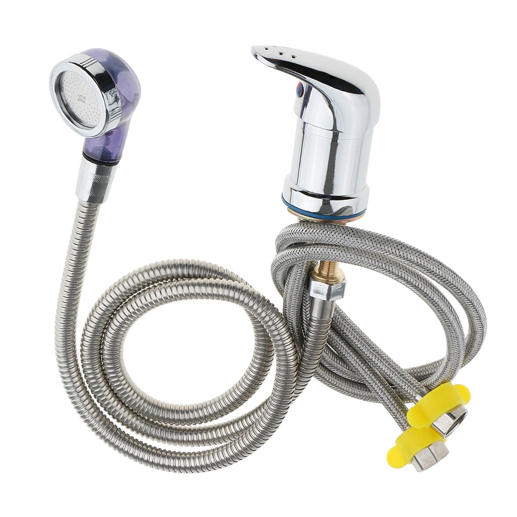 Durable Beauty Shampoo Bowl Hot and Cold Faucet Handle with Spray Hose Included Shampoo Sink for Beauty Salon SPA