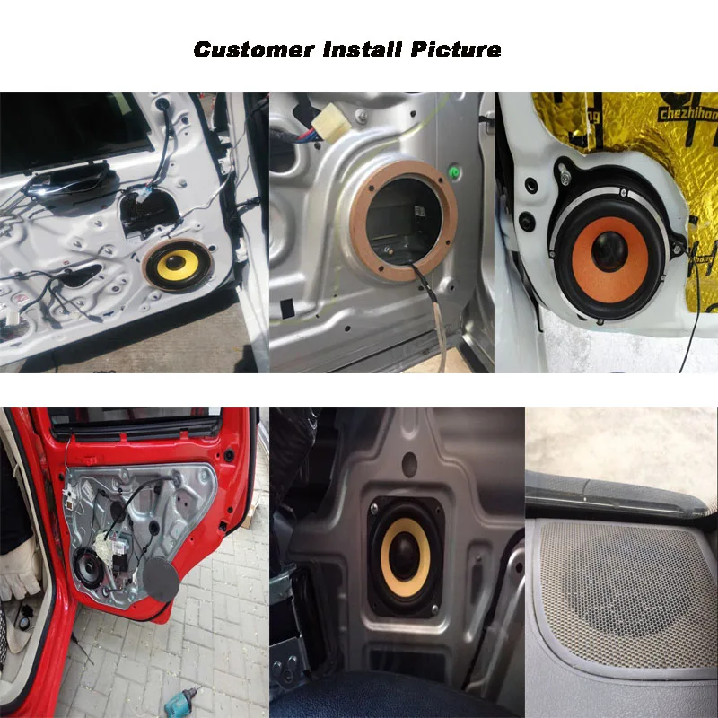 Áudio do Carro Conjuntos de Gama Completa com Speaker Dome e Crossover Qualidade High-end Polegada Orador 100 Tweeter Divisor 6.5 Ímã 9 Cheap Conjuntos de alto-falantes