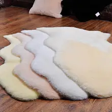 4 цвета, короткий ковер из натуральной овчины 70 см* 100 см, ковер из натуральной овчины, ковер из австралийской шерсти, ковер для спальни с мехом