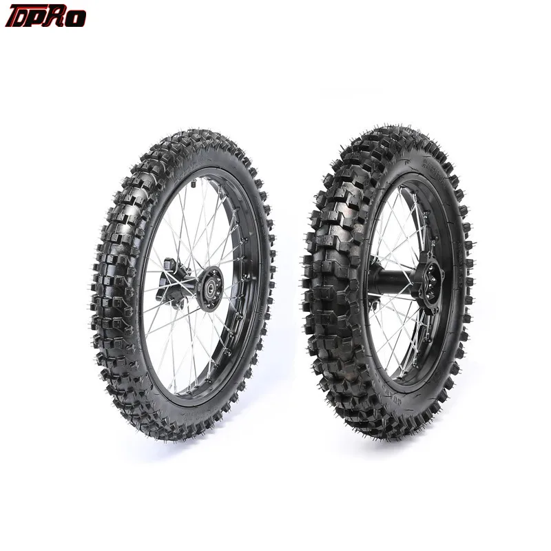 TDPRO 15mm Axle 14 17 Inch Supermoto Wheels Tire 