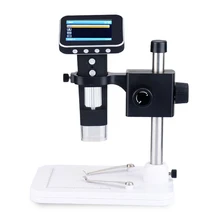 Портативный цифровой микроскоп 1000X2," ЖК-дисплей Электронный эндоскоп Лупа с подставкой