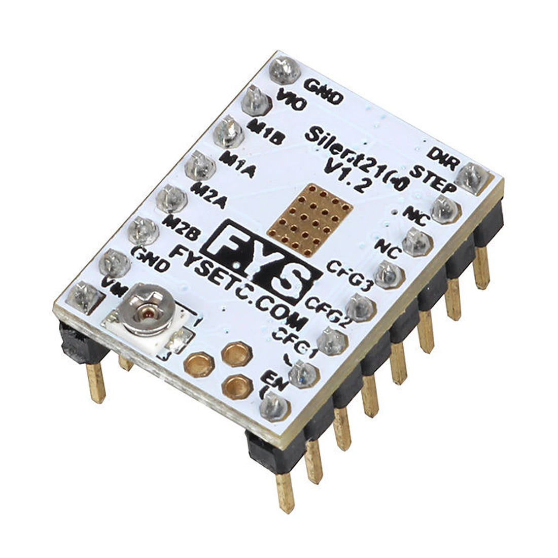 

3D Printer Motor Drive for Anycubic TMC2100 Stepper Motor Driver with free Heat Sink WHITE-SCLL